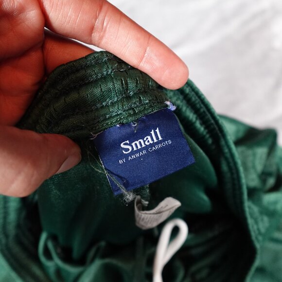 Anwar Carrots X Champion Mesh Shorts Mens Small 9” Drawstring Green - Picture 6 of 12